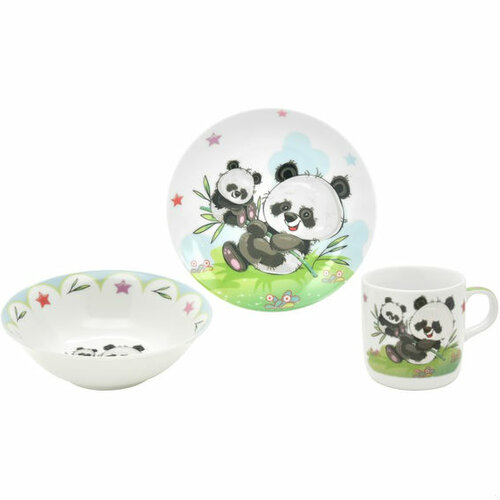 Набор детской посуды Limited Edition Panda С555 (3 пр.)