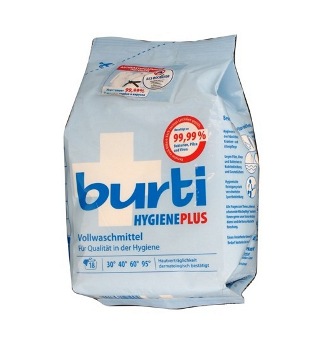 Пральний порошок Burti Hygiene Plus 121011 (1,1 кг) для білих тканин