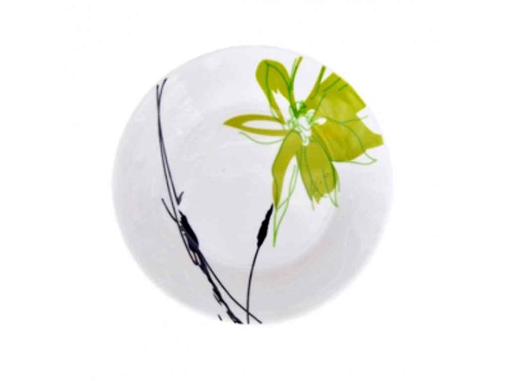 Тарелка Данко-М "Зеленый цветок" 7229-1317 (22 см)