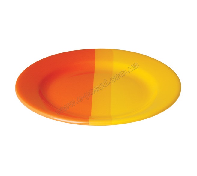 Оранж.-желтая тарелка мелкая 25 см