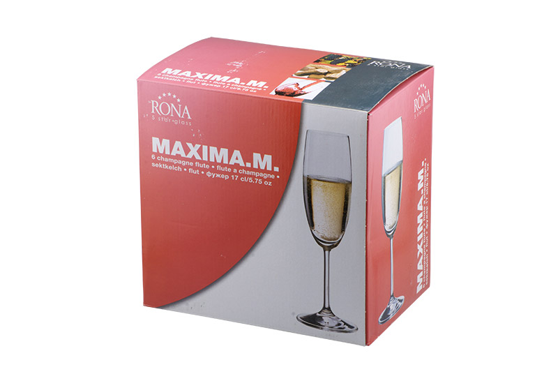 Набір келихів для шампанського Rona Maxima 2809/170 (170 мл, 6 шт)