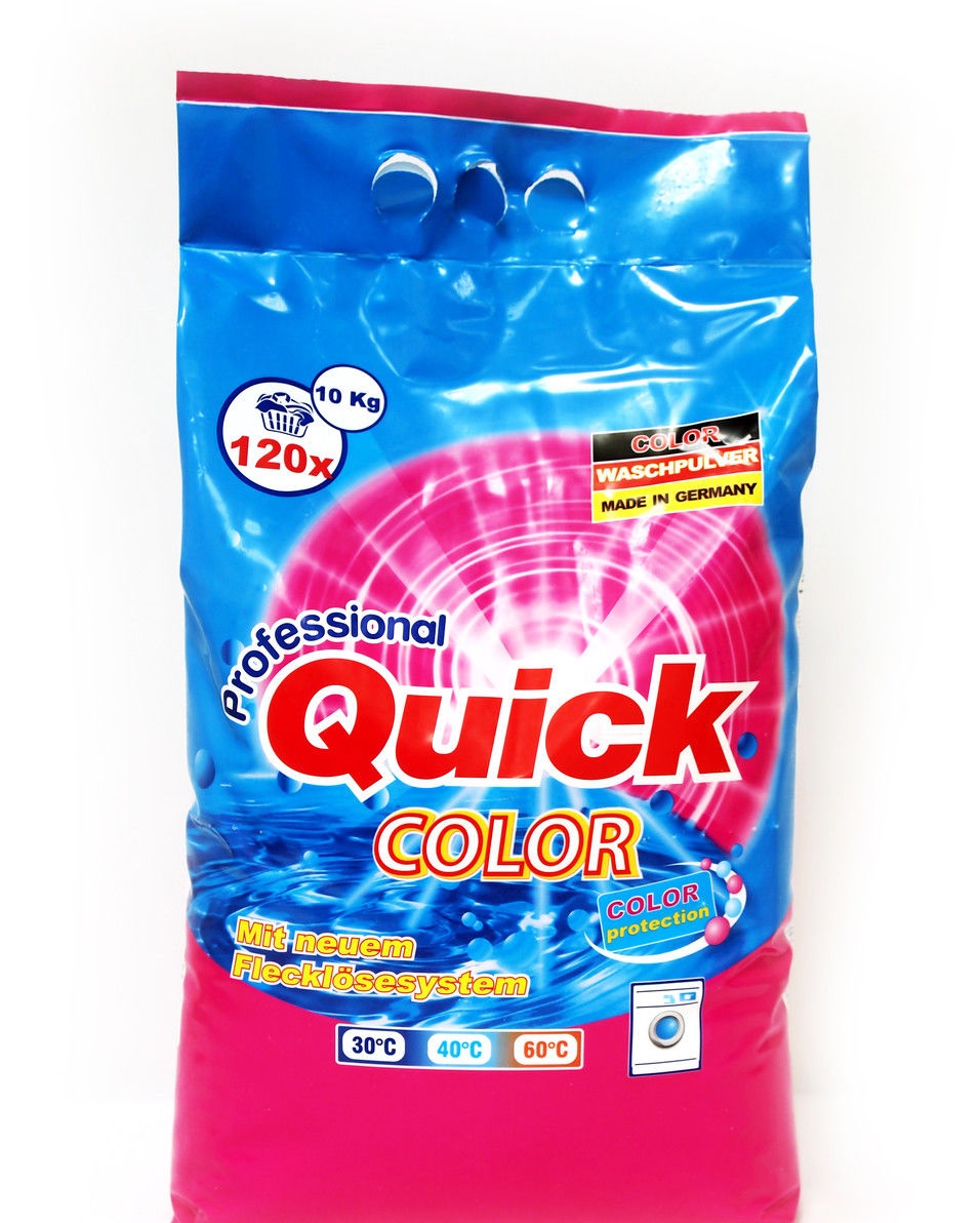 Пральний порошок Quick COLOR 200575 (10 кг) для кольорових тканин