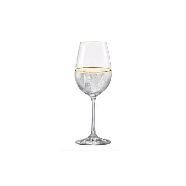 Набір келихів для вина Bohemia Viola Club 40729-Q9324-350 (350 мл, 6 шт)