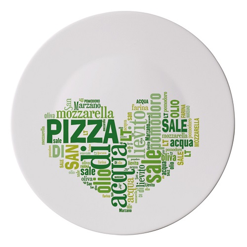 Блюдо для піцци Bormioli Rocco I Love Pizza Geen 419320F77321752 (33 см)