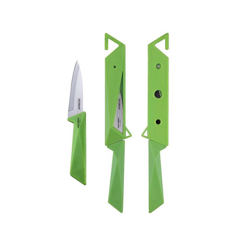 Нож Peterhof PH-22413-GR (8,9 см) для чистки овощей 