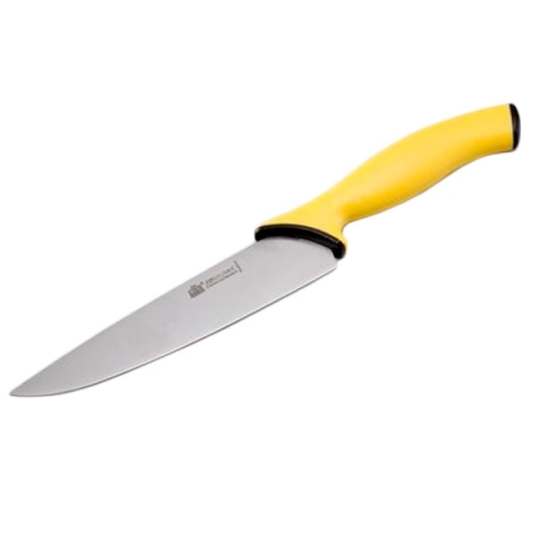 Нож разделочный 13 см желтый