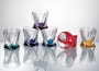 Набір склянок Bohemia Quadro Color 99999/72R93/932 (340 мл, 6 шт)