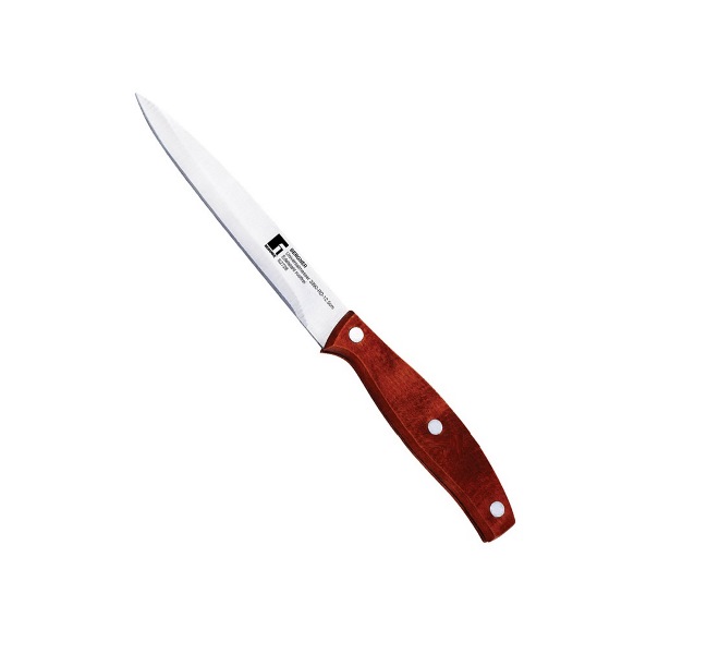 Нож универсальный 12.5 см, нерж.сталь, деревянная