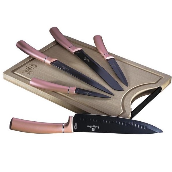 Набор ножей Berlinger Haus I-Rose Edition BH-2554 (6 пр)