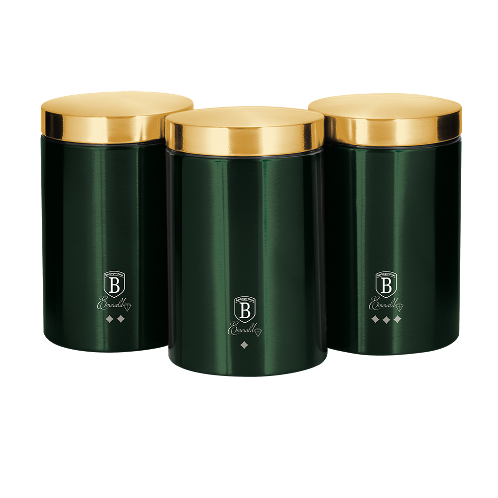 Набор банок Berlinger Haus Emerald Collection BH-6272 (3 пр)