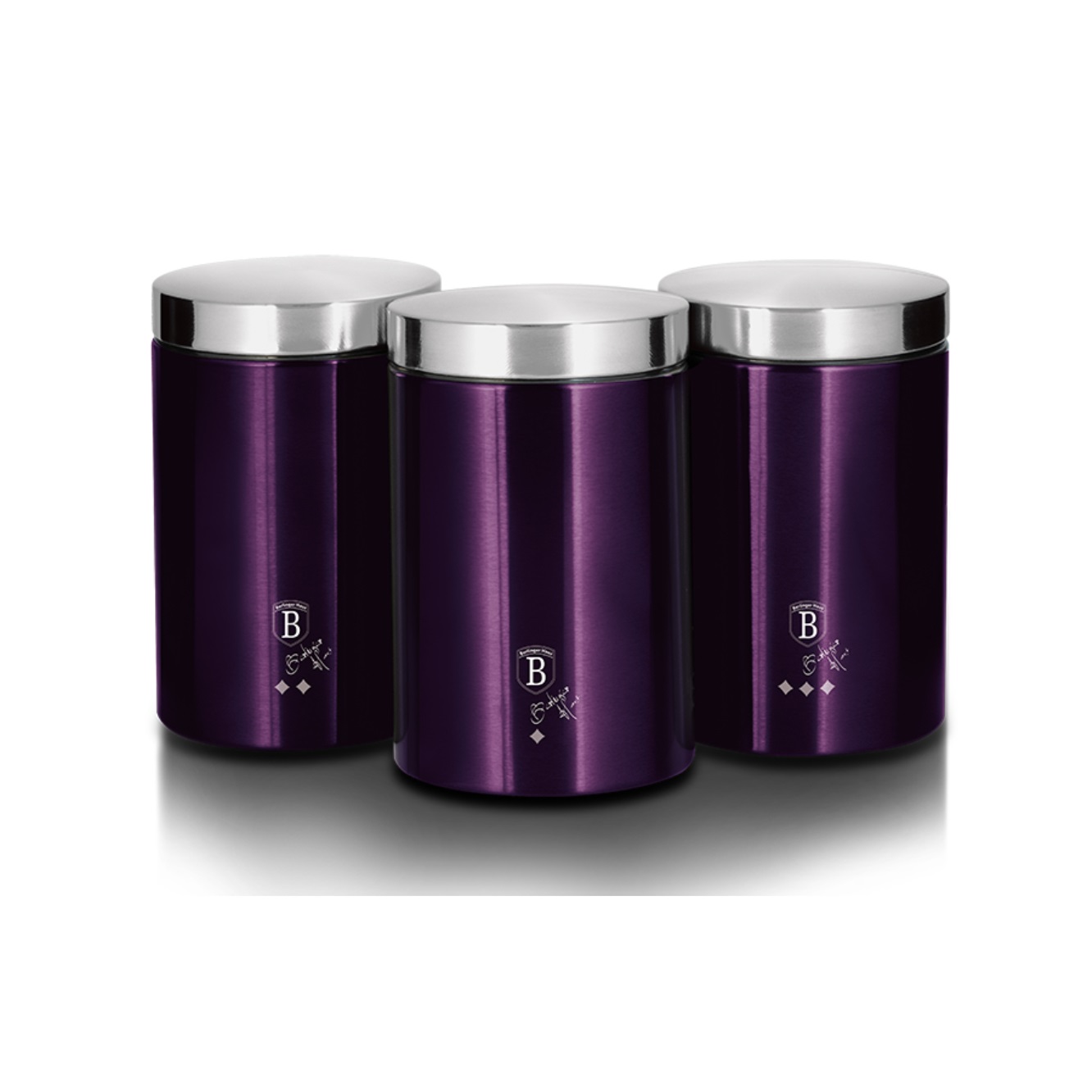 Набор банок Berlinger Haus Purple Eclipse Collection BH-6827 (3 пр)