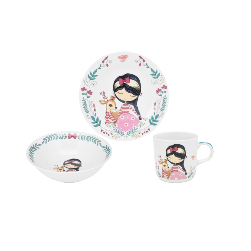 Набор детской посуды Limited Edition Fairy C679 (3 пр)