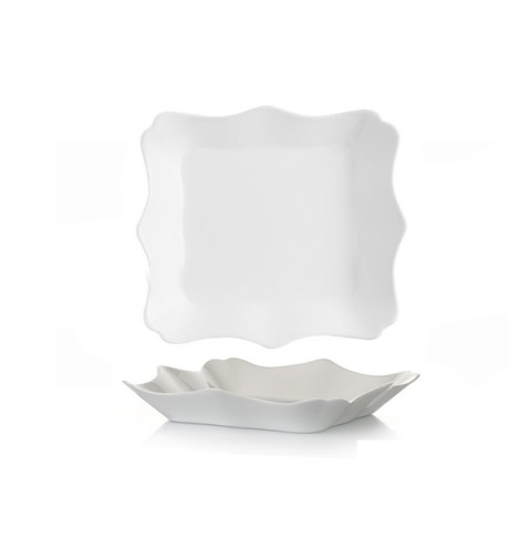 Authentic White Тарелка глубокая квадратная 22,5см