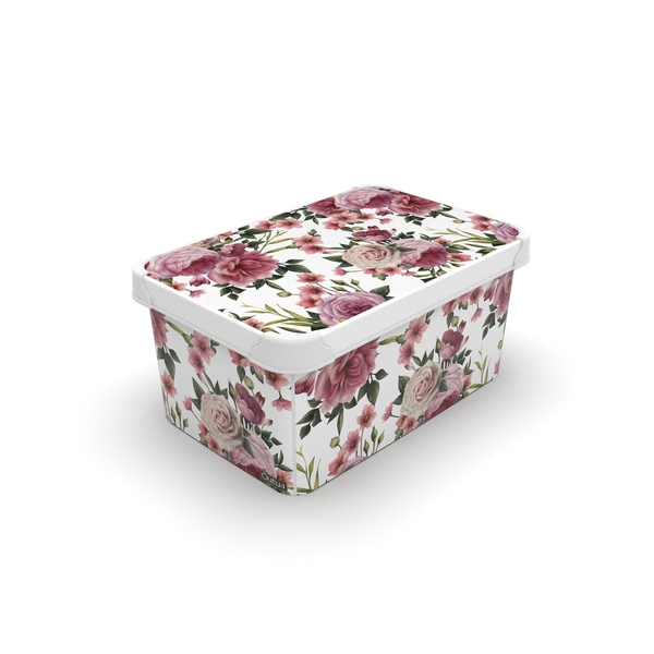 Контейнер Qutu Style Box Rose Pink 10 л (16х23х34,5 см)
