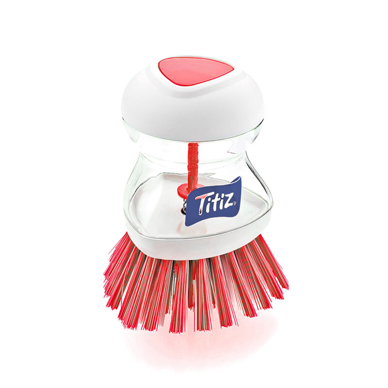 Щетка с дозатором для мытья посуды Titiz TP-110-RD