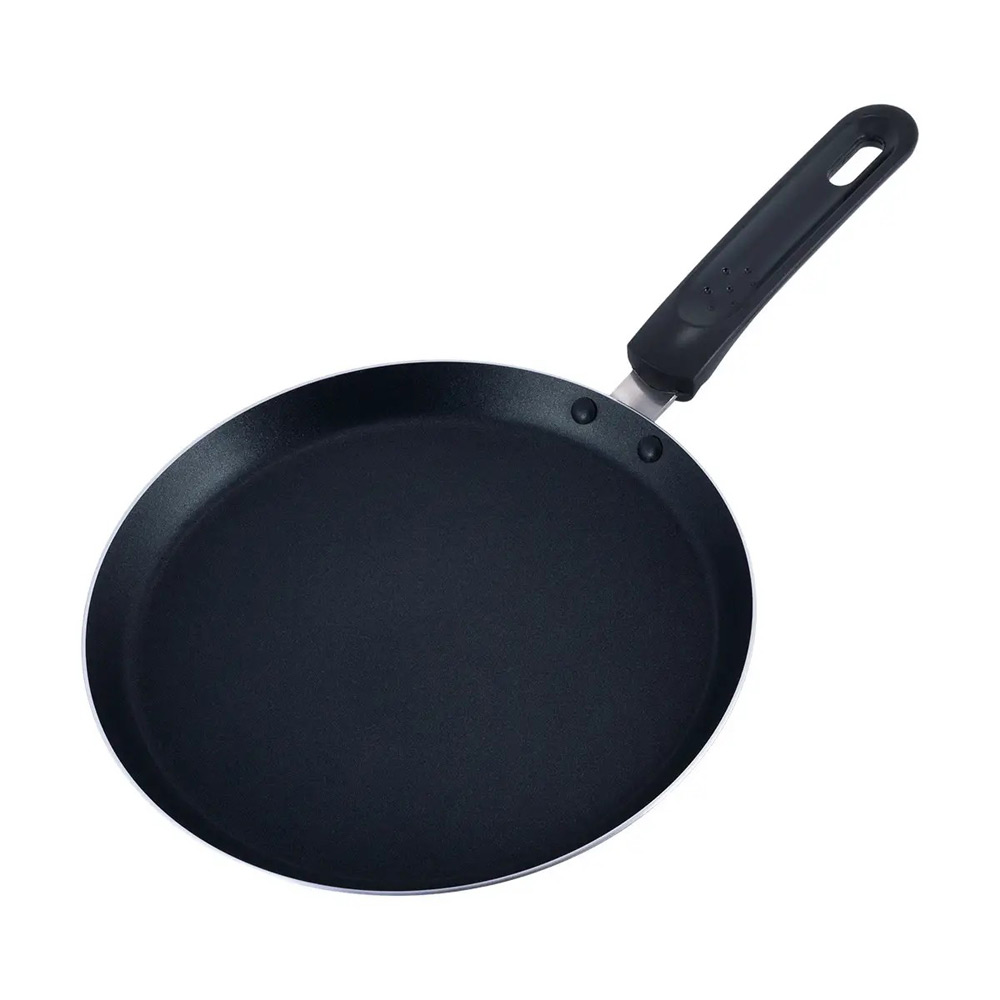 Сковорода для млинців Kamille KM-0602-BK (24 см) чорний